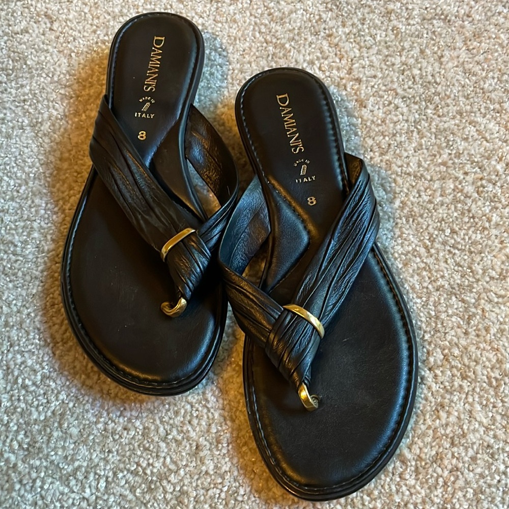 Damianis dressy thong shoe sz 8